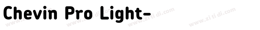 Chevin Pro Light字体转换 Chevin Pro Light字体转换
